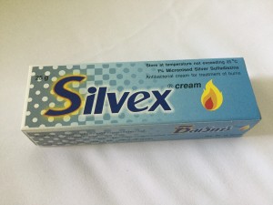 Silvex, antibakterialni krem na popaleniny